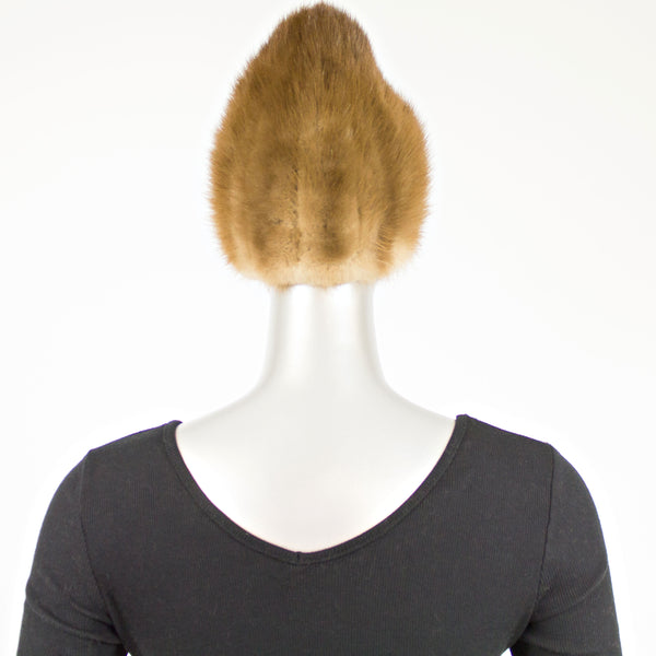 Demi Buff Mink Hat- Size S (Vintage Furs)