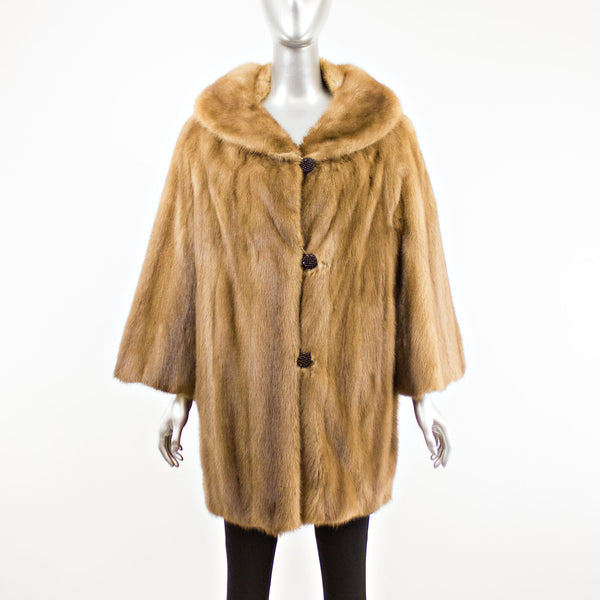 Demi Buff Mink Jacket- Size XL