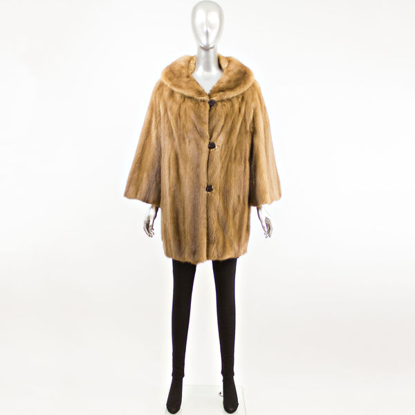 Demi Buff Mink Jacket- Size XL