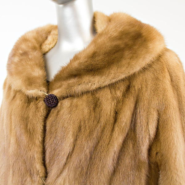 Demi Buff Mink Jacket- Size XL