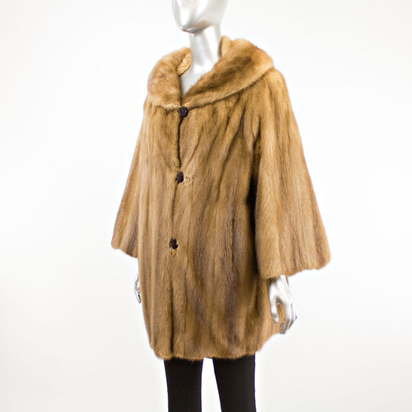 Demi Buff Mink Jacket- Size XL