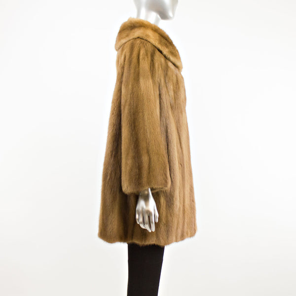 Demi Buff Mink Jacket- Size XL