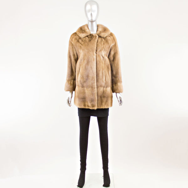 Demi Buff Mink Jacket - Size M ( Vintage Furs)
