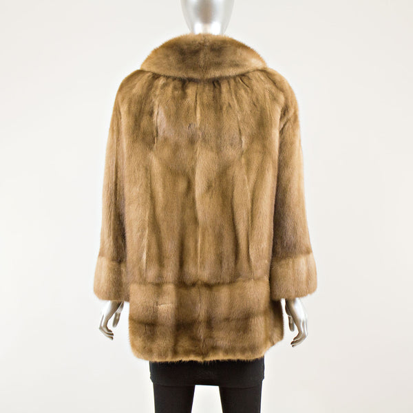 Demi Buff Mink Jacket - Size M ( Vintage Furs)