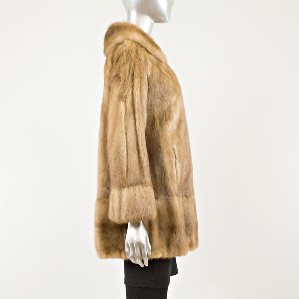 Demi Buff Mink Jacket - Size M ( Vintage Furs)