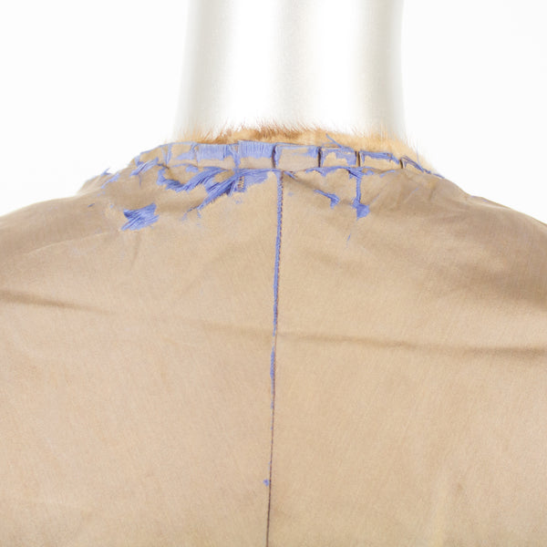 Demi Buff Mink Stole- Free Size
