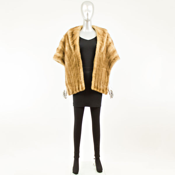Demi Buff mink stole - Size Free (Vintage Furs)
