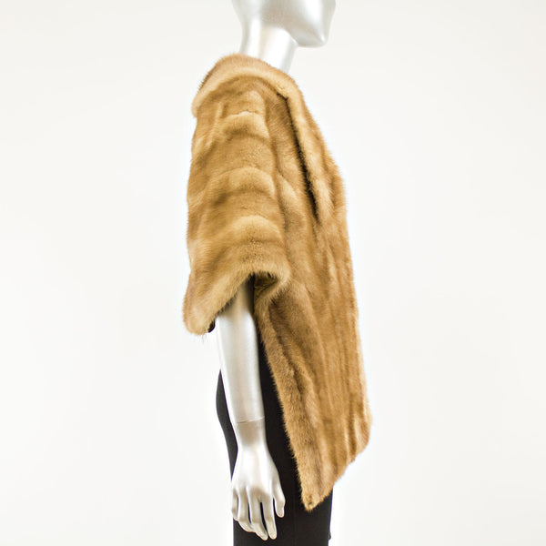 Demi Buff mink stole - Size Free (Vintage Furs)