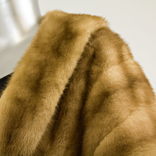 Demi Buff mink stole - Size Free (Vintage Furs)
