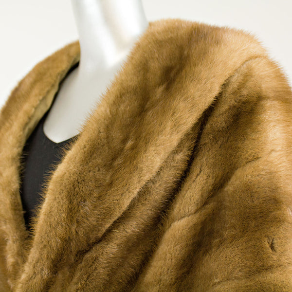 Demi Buff Mink Stole - Free Size (Vintage Furs)