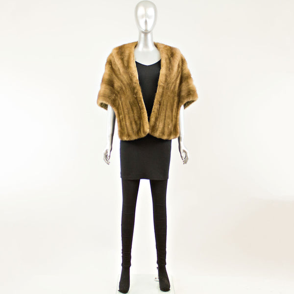 Demi Buff Mink Stole - Free Size (Vintage Furs)