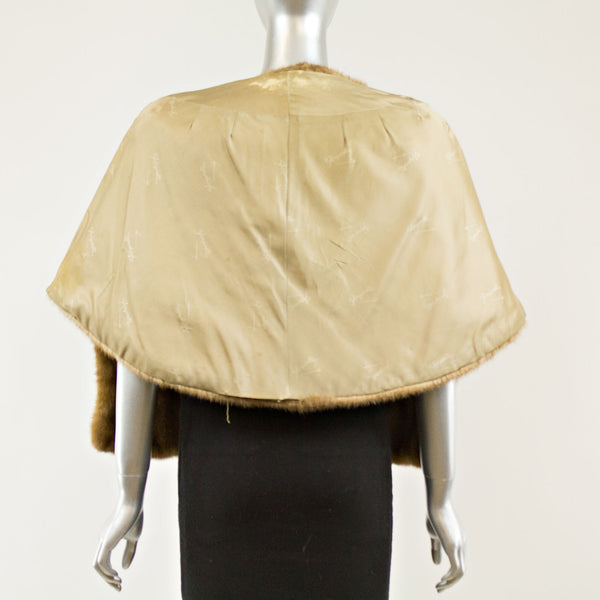 Demi Buff Mink Stole - Free Size (Vintage Furs)