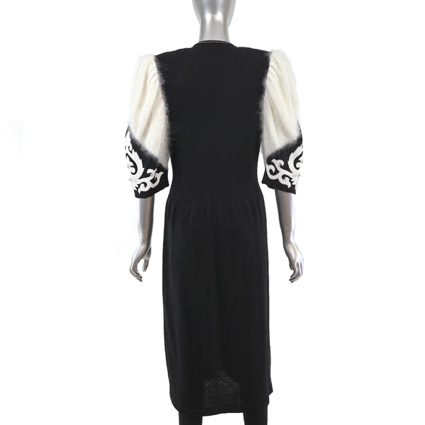 Dress with Puff Sleeves- Size S