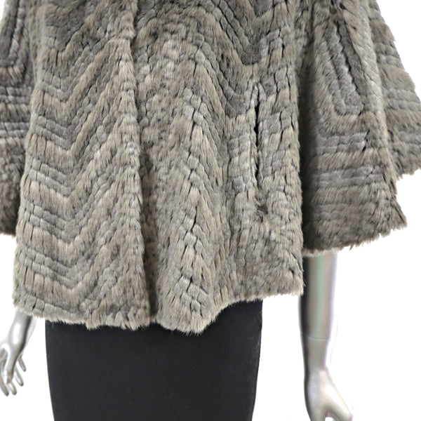 Faux Fur Cape- Size L