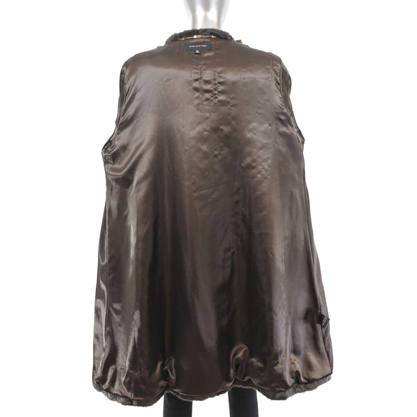 Faux Fur Coat- Size XL