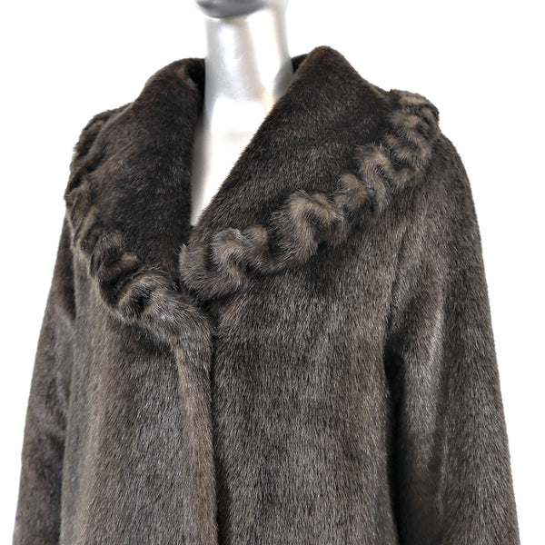 Faux Fur Coat- Size XL