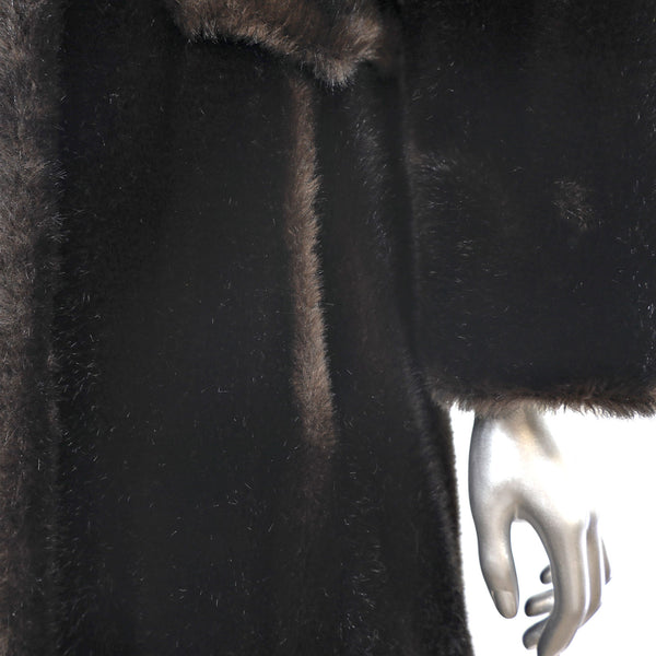 Faux Fur Coat- Size XS