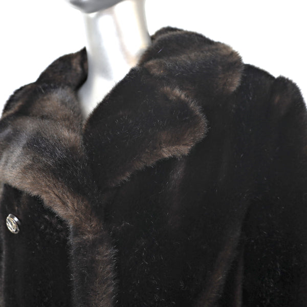 Faux Fur Coat- Size XS