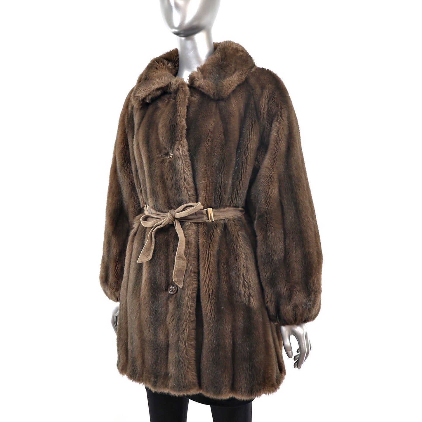 Faux Fur Jacket- Size XXL