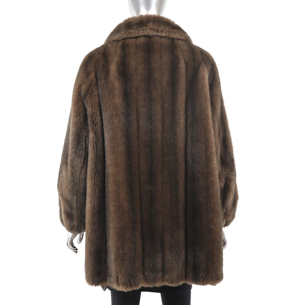 Faux Fur Jacket- Size XXL