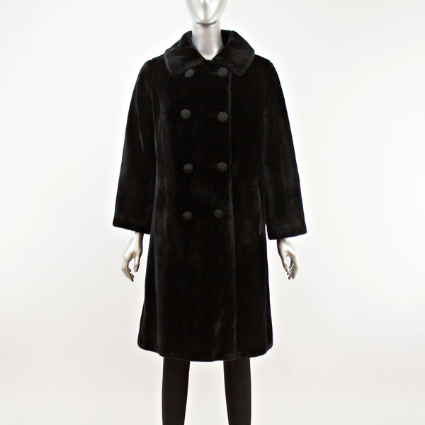 Faux Fur Coat- Size M (Vintage Furs)