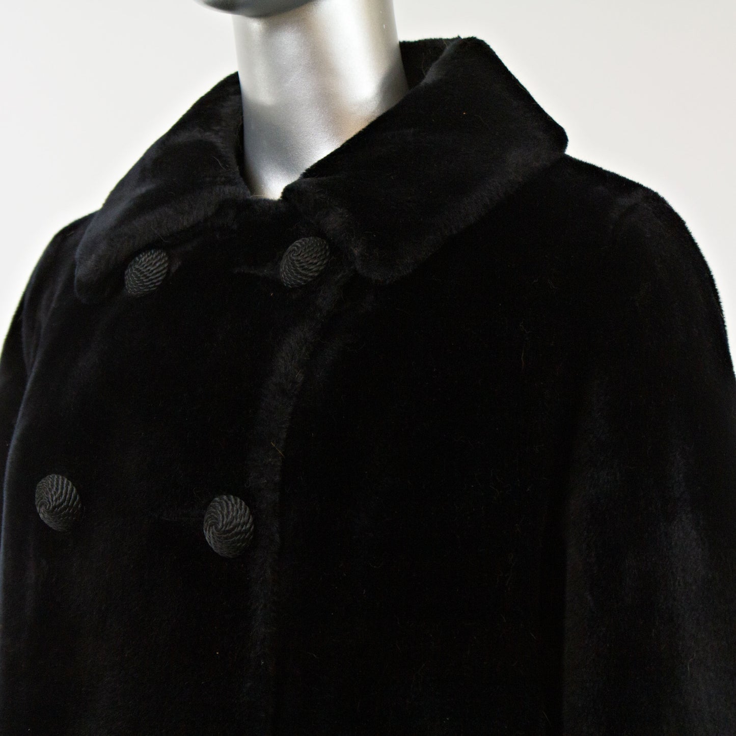 Faux Fur Coat- Size M