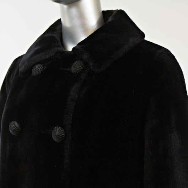 Faux Fur Coat- Size M (Vintage Furs)