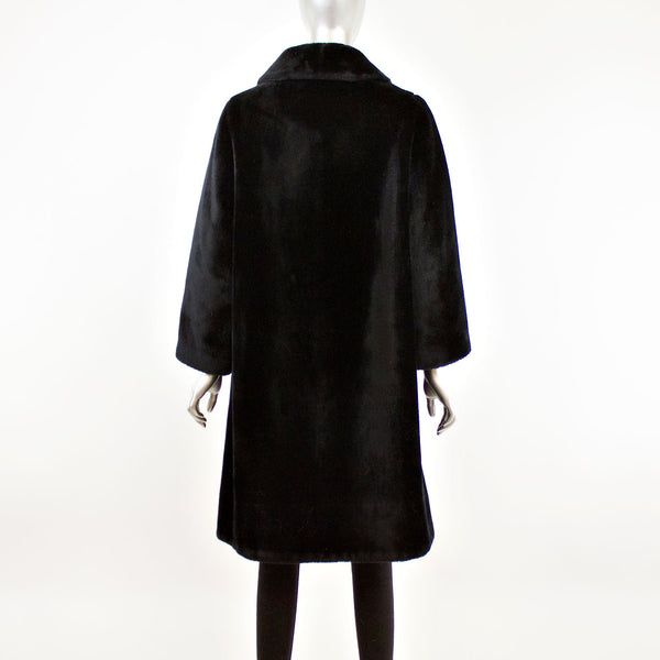 Faux Fur Coat- Size M (Vintage Furs)