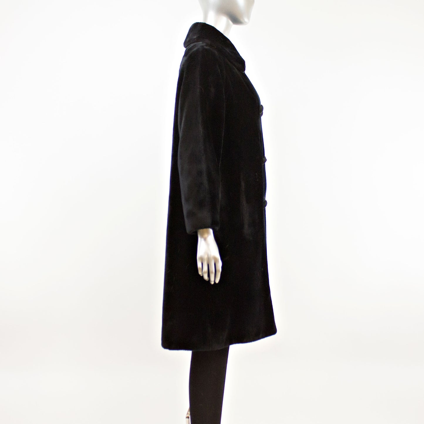 Faux Fur Coat- Size M