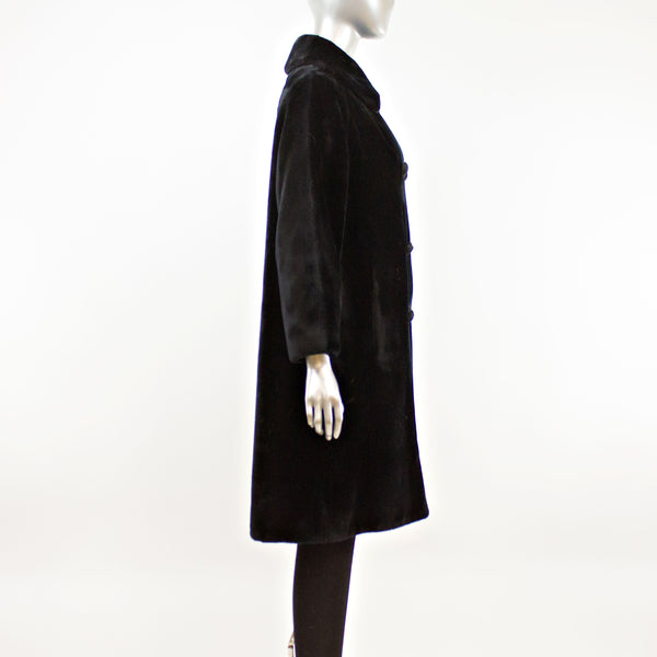 Faux Fur Coat- Size M (Vintage Furs)