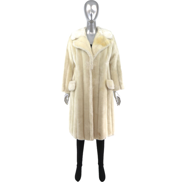 Faux Fur Coat- Size S