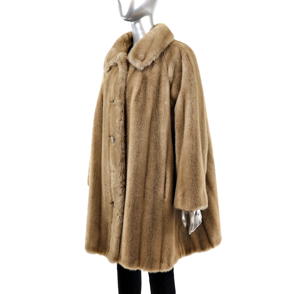 Faux Fur Coat- Size XXXXL