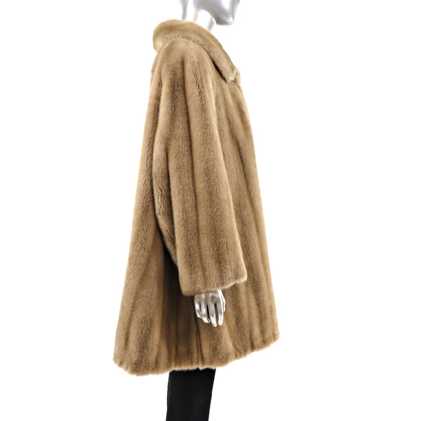 Faux Fur Coat- Size XXXXL