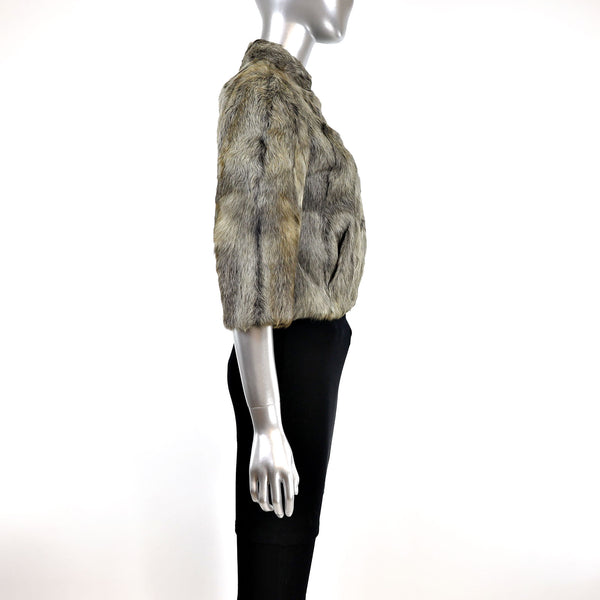 Faux Fur Jacket- Size XS