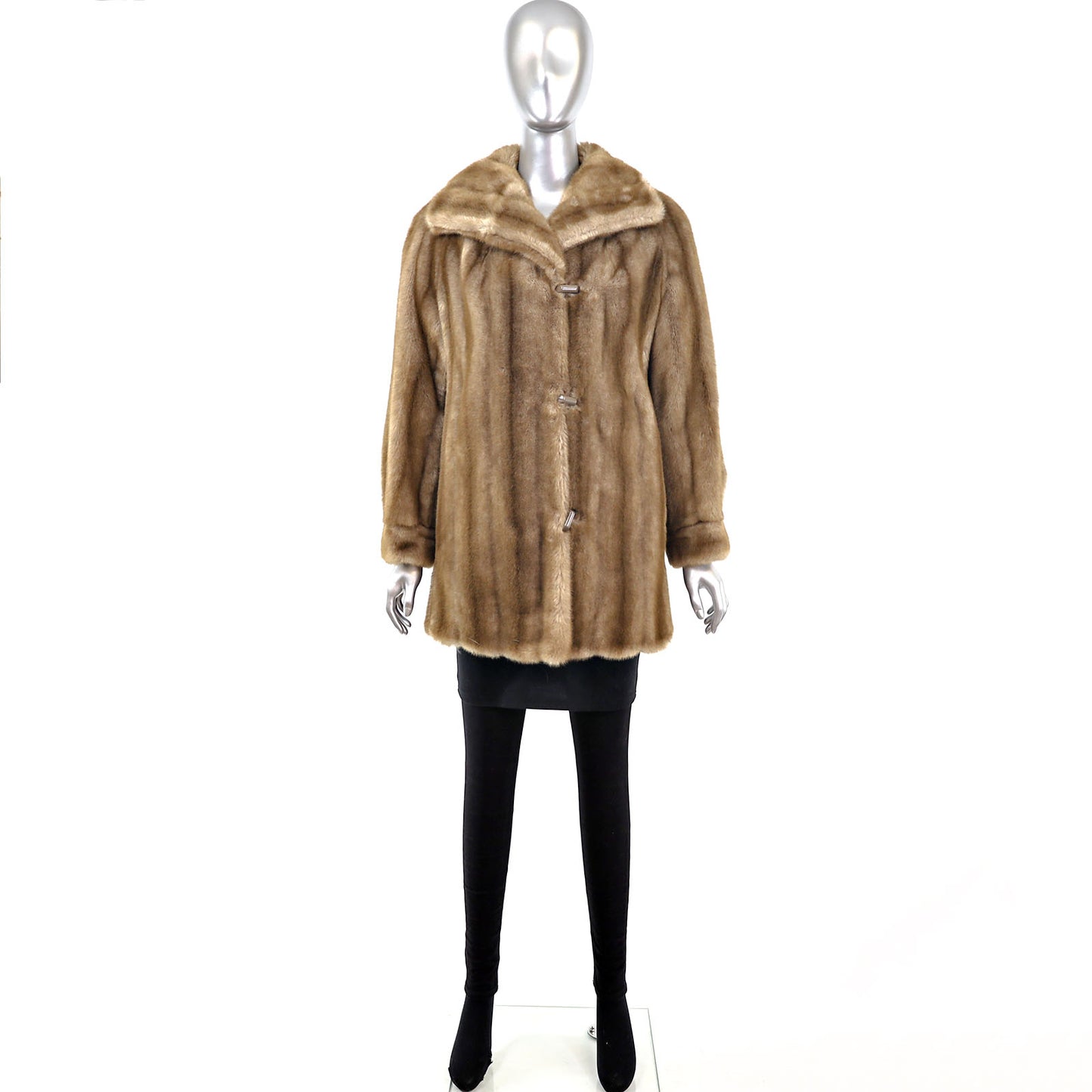 Faux Fur Jacket- Size M