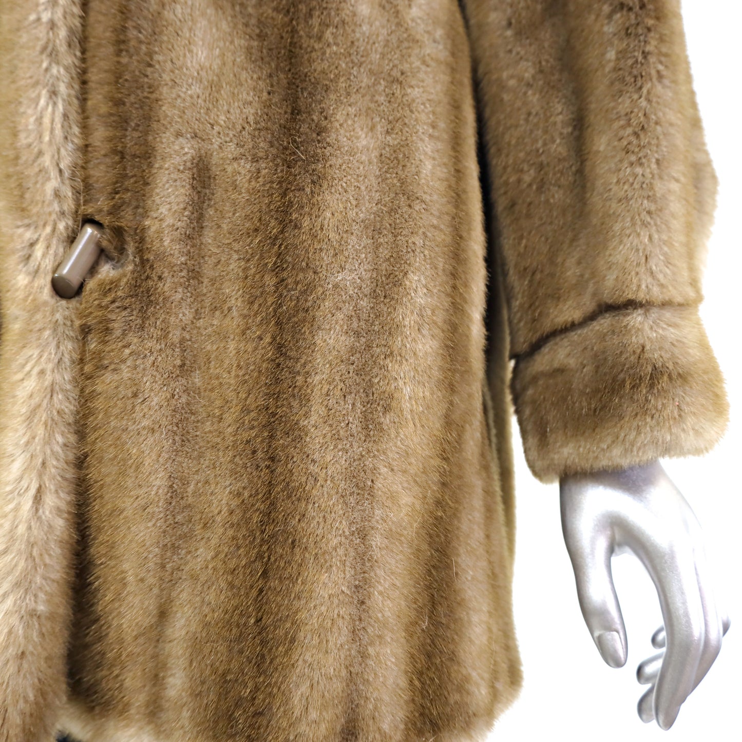 Faux Fur Jacket- Size M