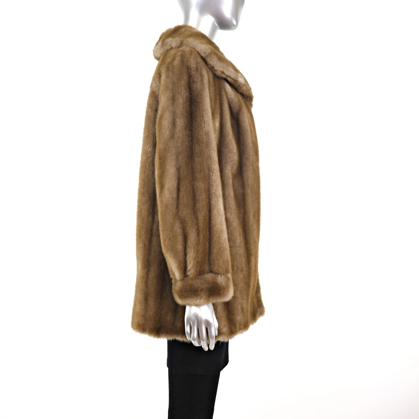 Faux Fur Jacket- Size M