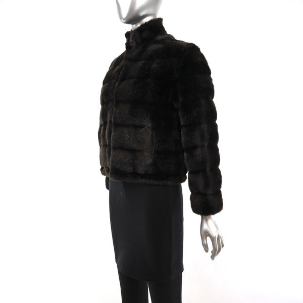 Faux Fur Jacket- Size XXS