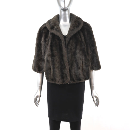 Faux Fur Stole- Size Free