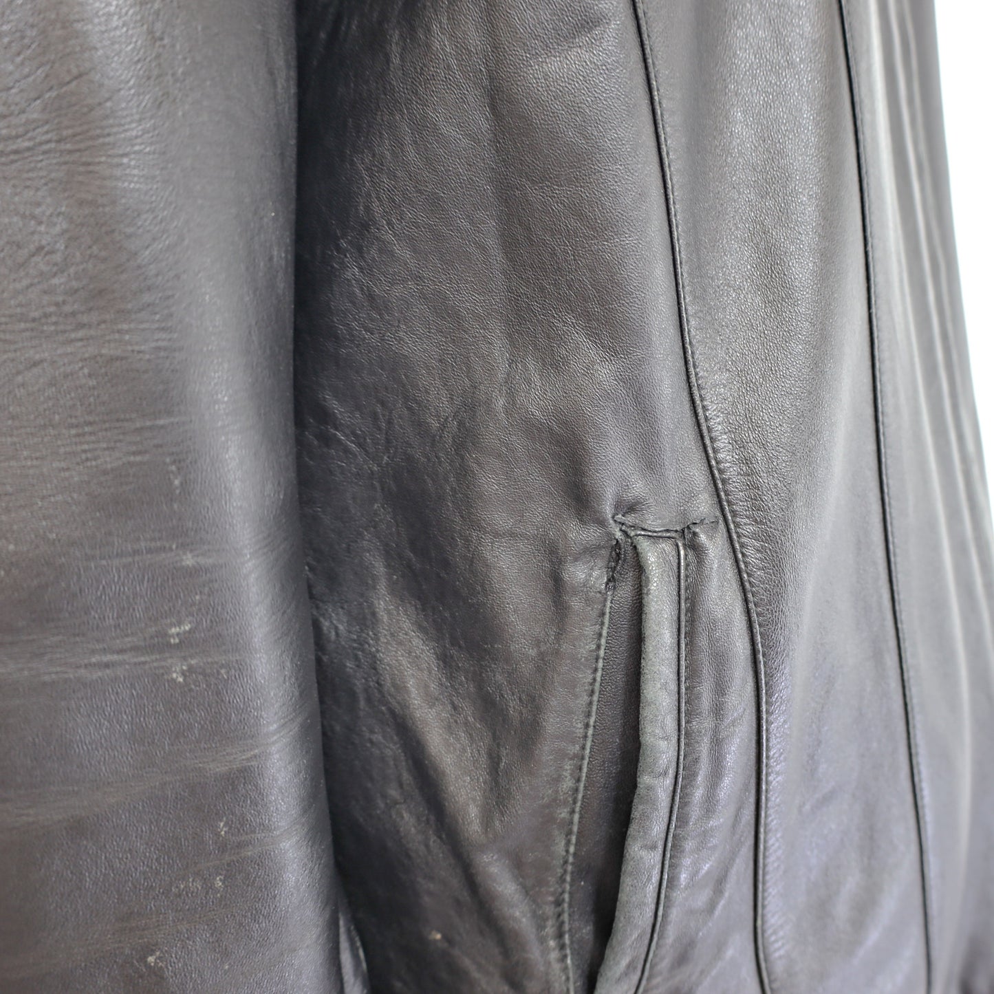 Faux Fur Jacket Reversible to Leather- Size M