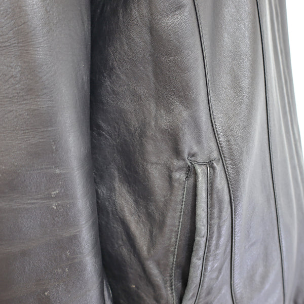 Faux Fur Jacket Reversible to Leather- Size M-L