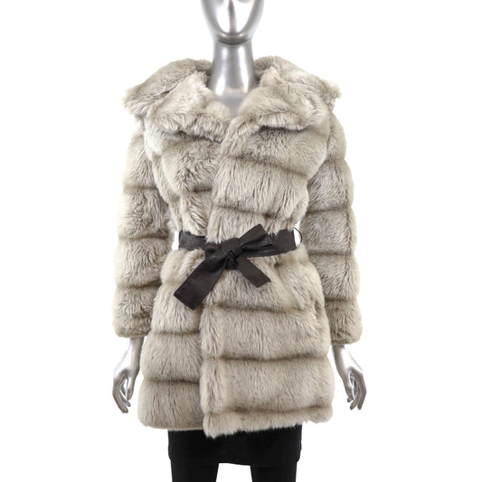 Faux Fur Jacket- Size XS