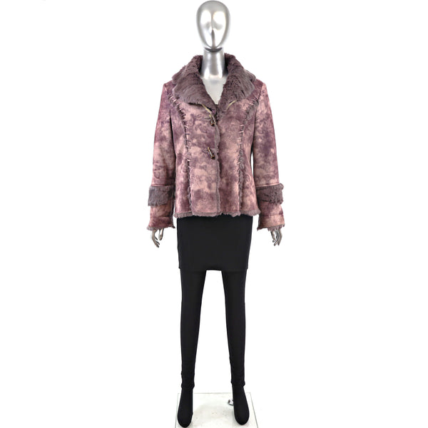Faux Shearling Jacket- Size S-M