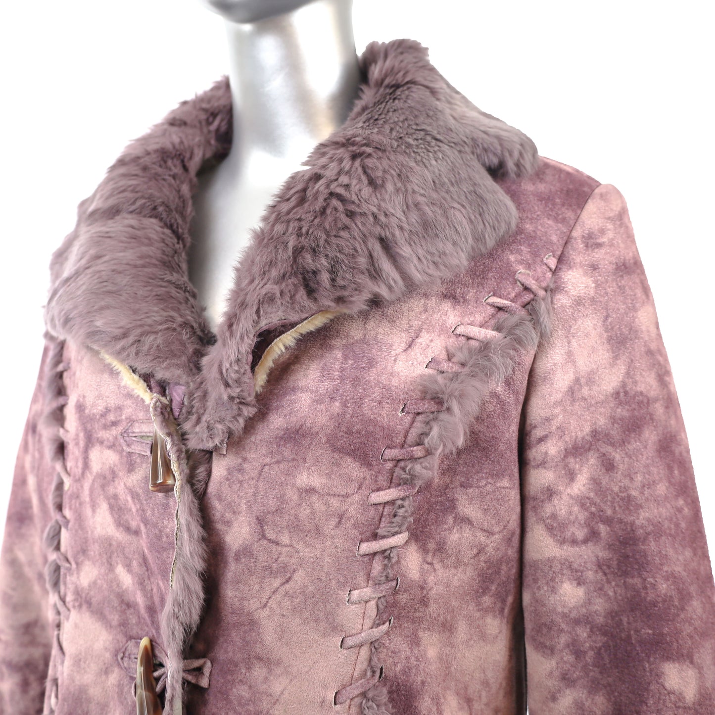 Faux Shearling Jacket- Size S