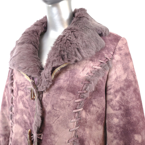 Faux Shearling Jacket- Size S-M