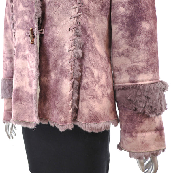 Faux Shearling Jacket- Size S-M