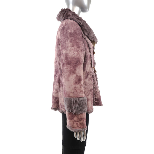 Faux Shearling Jacket- Size S-M