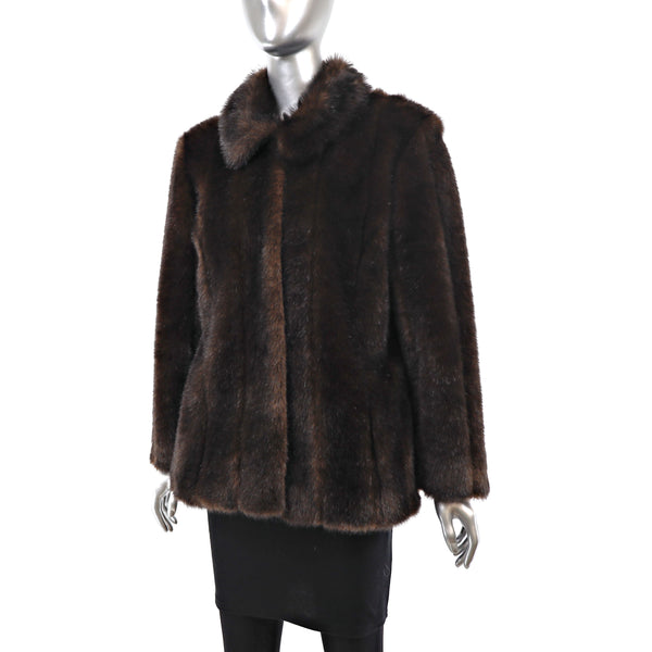 Faux Fur Jacket- Size S-M