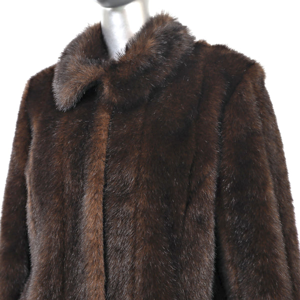Faux Fur Jacket- Size S-M