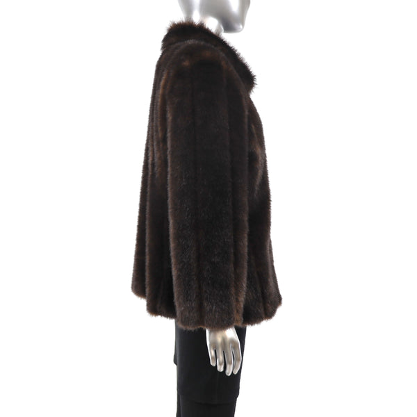 Faux Fur Jacket- Size S-M